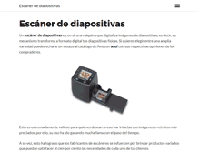 Tablet Screenshot of escanerdiapositivas.com